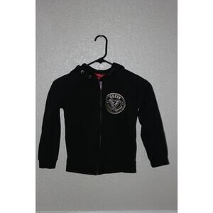 GUESS Kids Girls Black Jacket Sz 8
